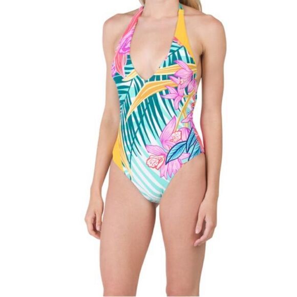 TRINA TURK TERRA NOSTRA PLUNGE SIZE 14 NWOT - Picture 1 of 6